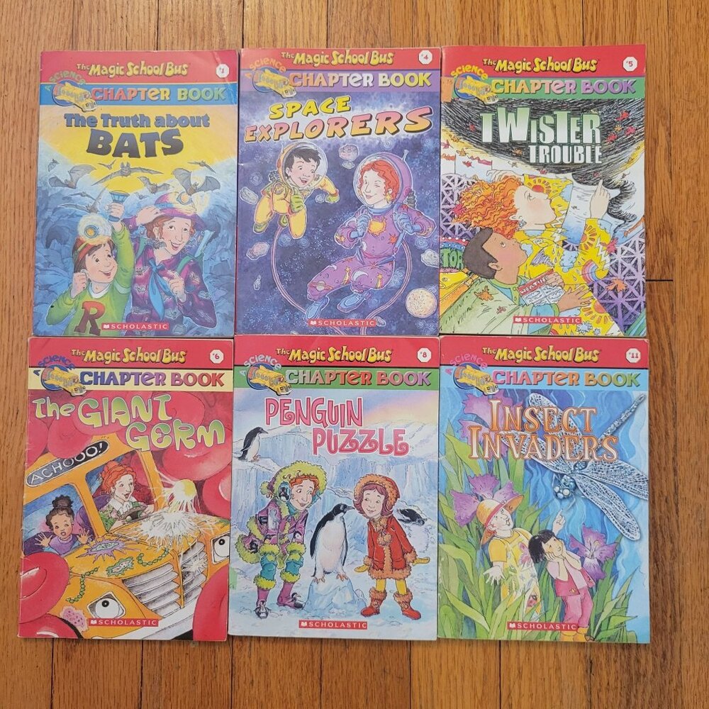 6 Magic School‎ Bus Chapter Books Youth Science Home School Teacher Educational